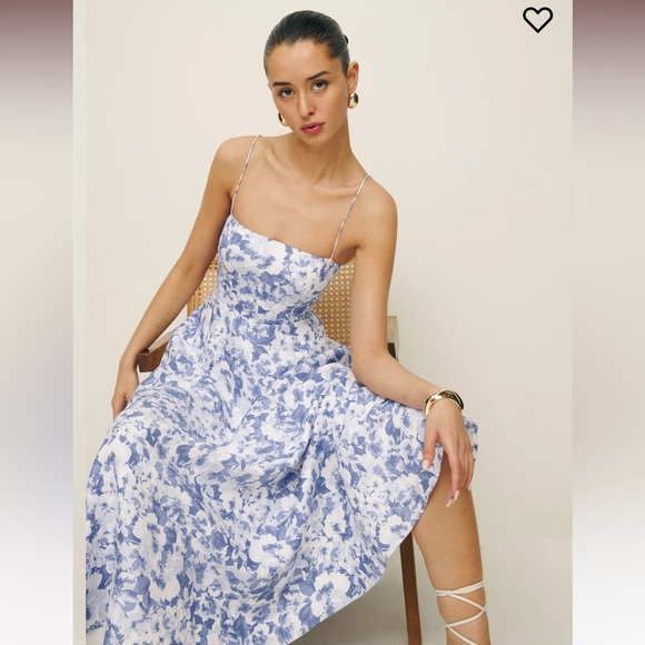 Reformation Monet Linen Dress - Picture 2 of 6